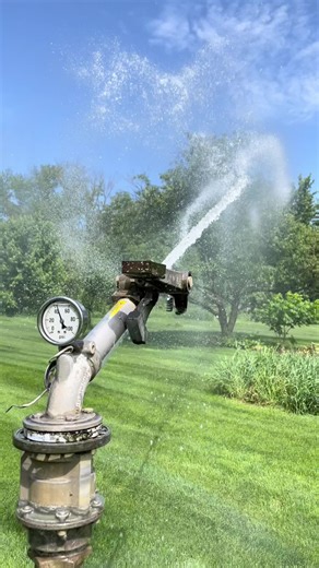 Watering the Yard with Big Sprinkler | Lawn Care Essentials