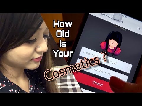 How to check your COSMETIC'S EXPIRY DATE from your phone !