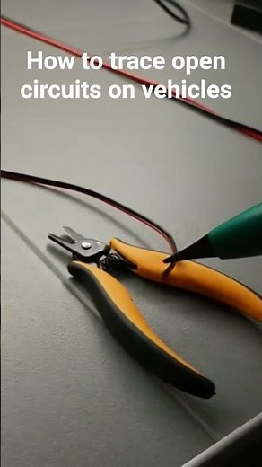 how to trace an open circuit using a cable tracker