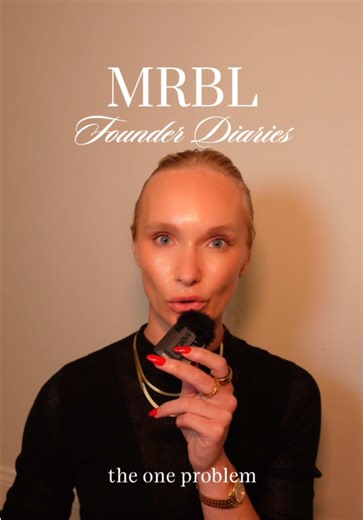 Insight into behind the scenes of creating a luxury marble hairbrush #marble #founderjourney #hairbrush