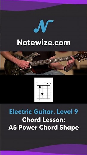 Ultimate Guide to Power Chords - the A5 Chord Shape (Part 1) #guitarlesson #guitar #guitarchords