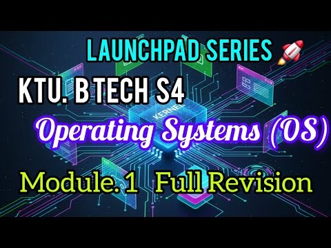 KTU B Tech S4 Operating Systems Module 1 Full Revision
