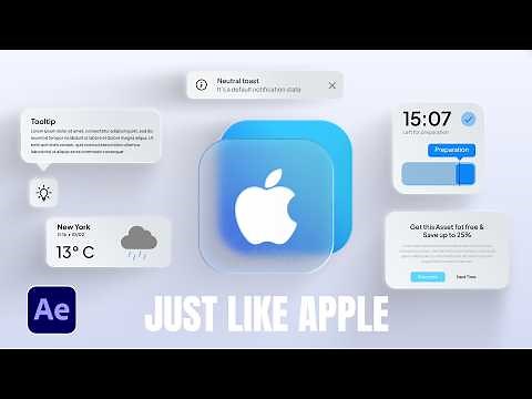 Create Motion Graphics Just Like Apple in After Effects