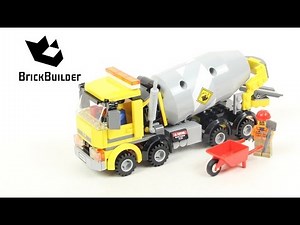 LEGO CITY 60018 Cement Mixer Speed Build for Collectors - Collection Great Vehicles (7/48)