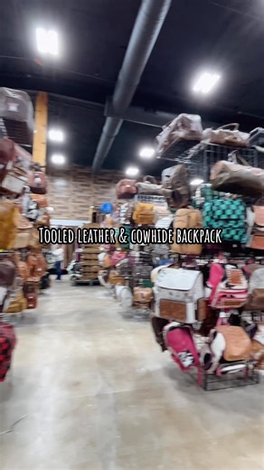 Carry your essentials with rugged style 🌵✨ Our tooled leather & cowhide backpacks are handcrafted for the adventurer in you durable, unique, and unmistakably Western. Western-linens.com | Western Linens