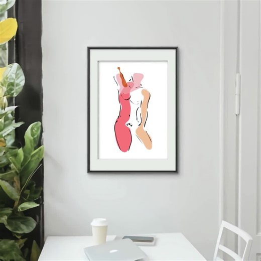 Gay Art Print: Printable Male Poster, LGBTQ Artwork, Home Decor - Etsy