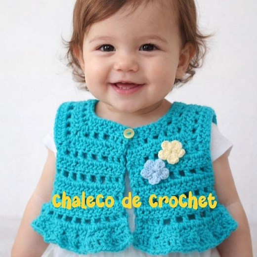 ✨Cómo tejer un Chaleco Fácil y rápido. Tutorial paso a paso en mi canal " Crochet con Angie"
