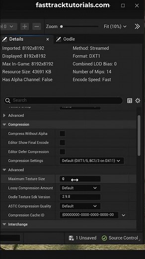 Optimizing Texture Resolution in Unreal Engine #unrealengine #gameart #environmentart #gamedev #ue5
