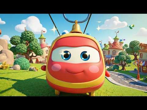 Cable Car Song for Kids 🚠 | Cute Cable Car on Hill Ride | Nursery Rhymes & Baby Songs