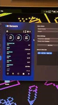 Mac Essential Apps - iStat Menus - Hime software #superfanschallenge #MacBook #shorts #apple