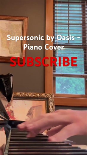 Supersonic by Oasis - Alec DeYoung Piano Cover #oasis #piano #piano cover