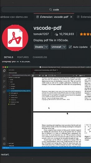 vscode-pdf - Read pdf files inside your IDE