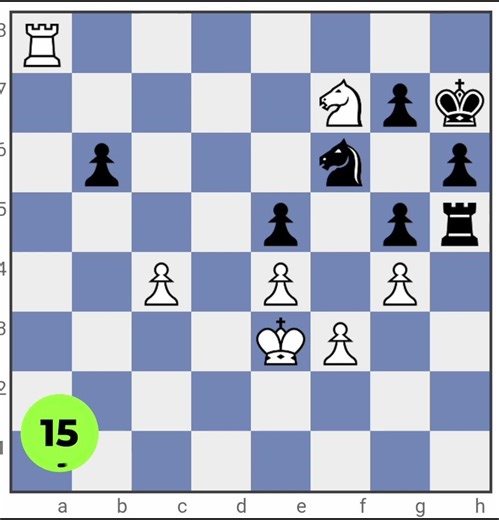 Challenge 65: Only 30 seconds! Can you spot the 2-move checkmate? #chess #checkmate #mateintwo