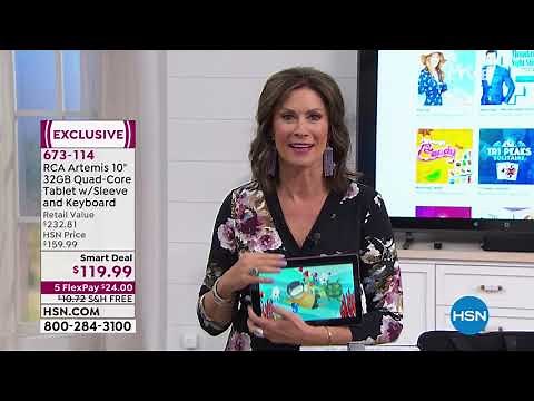 RCA Artemis 10 HD 32GB QuadCore Tablet with Keyboard and...