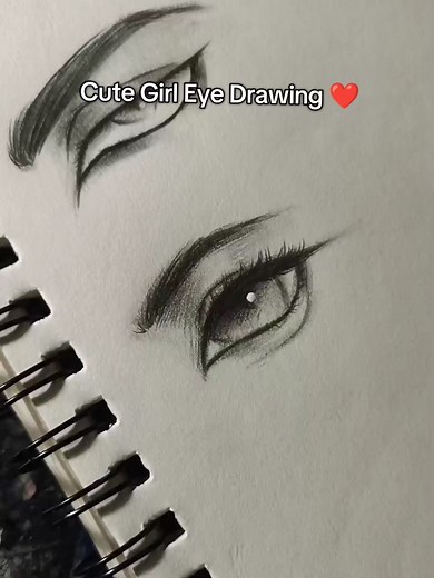 Cute Girl Eye Drawing Tutorial