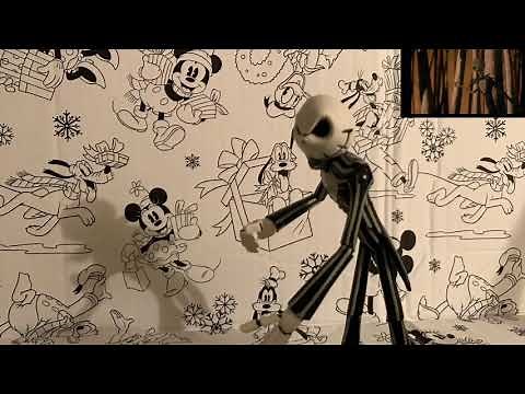 The Nightmare before Christmas forest scene stop motion