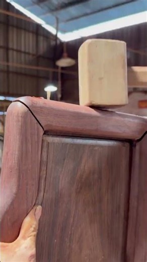 Satisfying Woodworking Process! #shorts
