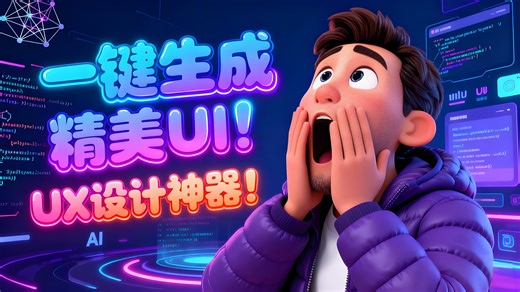 一键生成精美UI！UX设计神器！