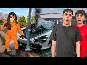 The Creepy Man CRASHED Our McLaren!