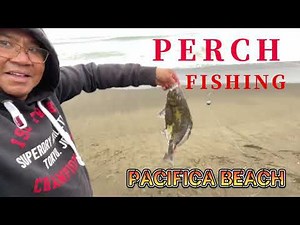 My First time to catch PERCH at Pacifica Beach