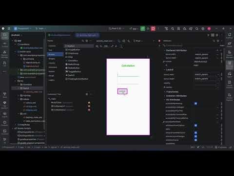 Curso Android Studio 06: Agregar Input y Botones.