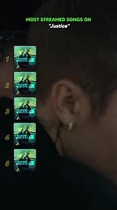 Most Streamed Songs: Justin Bieber Justice Album