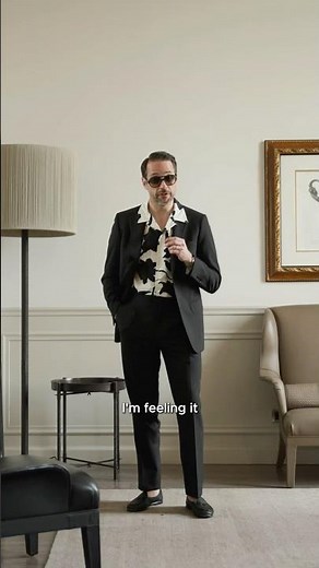 How To Style A Black Suit In Summer