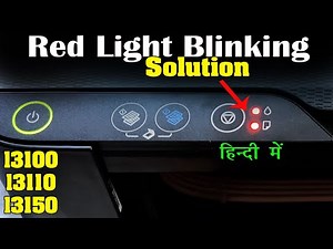 Reset Epson L3110 Fix Red Light Blink 100%