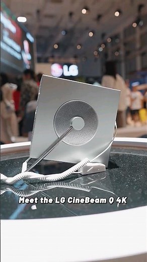 Tiny But Mighty Portable Projector - LG CineBeam Q