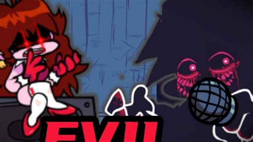 [腐化重构][FNF残影 沉浸式 补帧]*Evil Boyfriend:Girlfriend是我,你亲爱的“男朋友”啊。你为何害怕？加入我们，我真的很想念你。