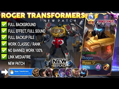 Script Skin Roger Transformers - Grimlock No Password Full Effect & No Banned | UPDATE
