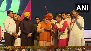 #WATCH | Delhi: 'Ravan Dahan' being performed at Dwarka Sector 10 Ram Leela, in the presence of Prime Minister Narendra Modi, on the occasion of #Dussehra #RavanDahan #PMNarendraModi VC: ANI | TIMES NOW