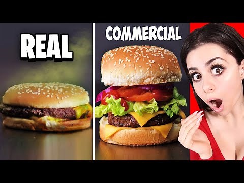 Food In Commercials VS In Real Life !
