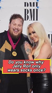 Do you know why Jelly Roll only wears socks once? The real reason is heartbreaking.#jellyroll #usa #foryou #fyp #celebrity | Celebrities01