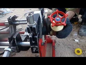 HDPE pipe jointing//how to connect hdpe pipe to gate valve