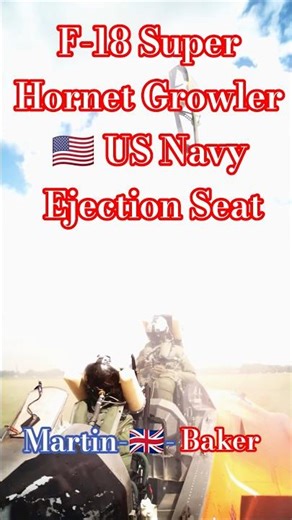 🚨✈️ F/A-18 Super Hornet & EA-18G Growler — Martin-Baker 🇬🇧Ejection Seat Saves US Navy Crew 🇺🇸🇬🇧🙏
