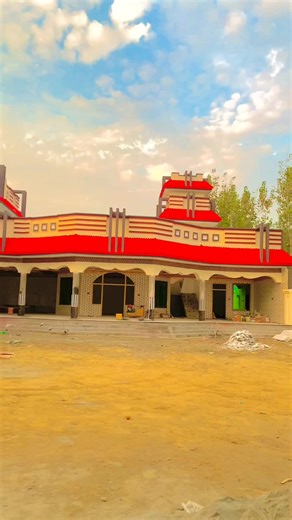 Beautiful Village House Design: Baranda & Home Shade in Pakistan