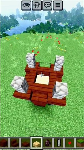 Mini Pillager Tower Build in Minecraft 🔥. #shorts