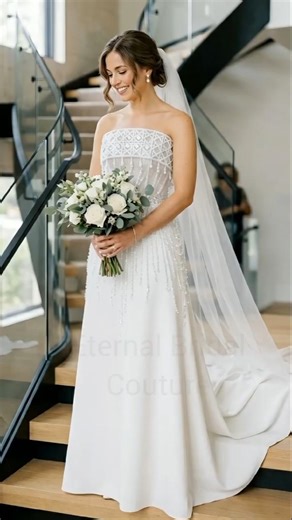 Timeless White Bridal Beauty 👰✨ | Luxury Wedding Dress Inspiration | Eternal Bridal Couture