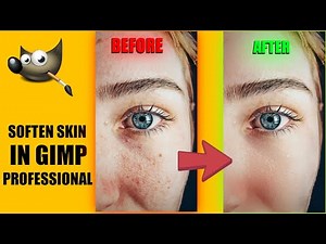How to Soften and Clear Face in GIMP | Remove Spots and Wrinkles Tutorial