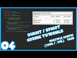 Bukkit Coding 04 | Multiple Configuration Files