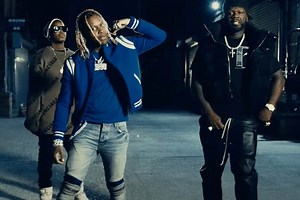 50 Cent, Lil Durk, and Jeremih hit the streets for "Power Powder Respect" visual