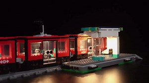 LED Lighting Compatible with Lego Downtown Streetcar and Station 60423, Light Kit Compatible with Lego 60423, Giving Light to Model, NOT Included The Model Set(Classic Edition)