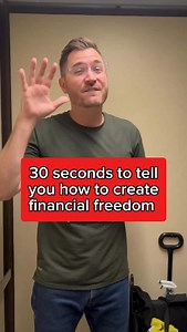 How to create financial freedom in 30 seconds | FasterFreedom