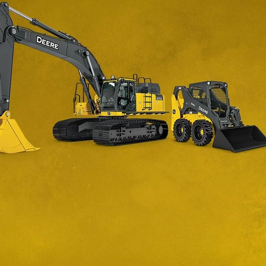 You’ve helped build our world. We’re here to help yours. Get no payments, no interest for 90 days on all new John Deere construction equipment. | John Deere