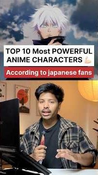 Top 10 most powerful anime characters in japan 🇯🇵 #itsrm #anime #facts #quiz #ytshorts