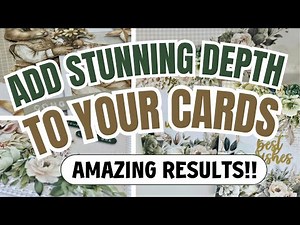 Dimensional vs. Flat: Easy Tips for Stunning Cards! JUST USING DESIGNER PAPER! UNIQUELY CREATIVE
