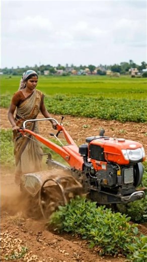 Modern Farming with Mini Tractor | Groundnut Harvesting Process