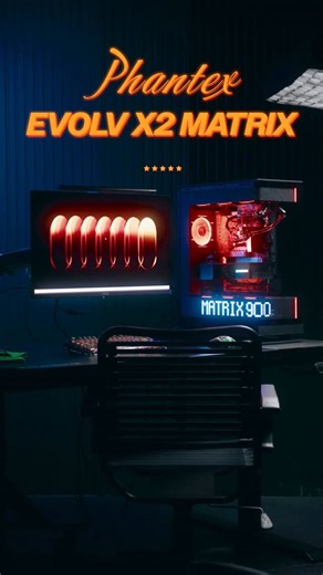 Mods By Ben on Instagram: "Let introduce @phanteks newest chassis called the Evolv X2 Matrix! Which is the updated Evolv but now you can display some text on the bottom panel and it can be customized to display specs and even temperature status. 😳 This case always has been one of my favorites and it 's just keeps getting better! #phantexs #pcbuild #gamingpc #ces"