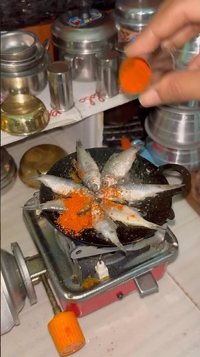 Mini Tawa Fish Fry #miniature #miniaturecooking